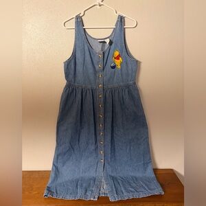 Disney Blue Denim Women’s Winnie the Pooh Jumper/Dress